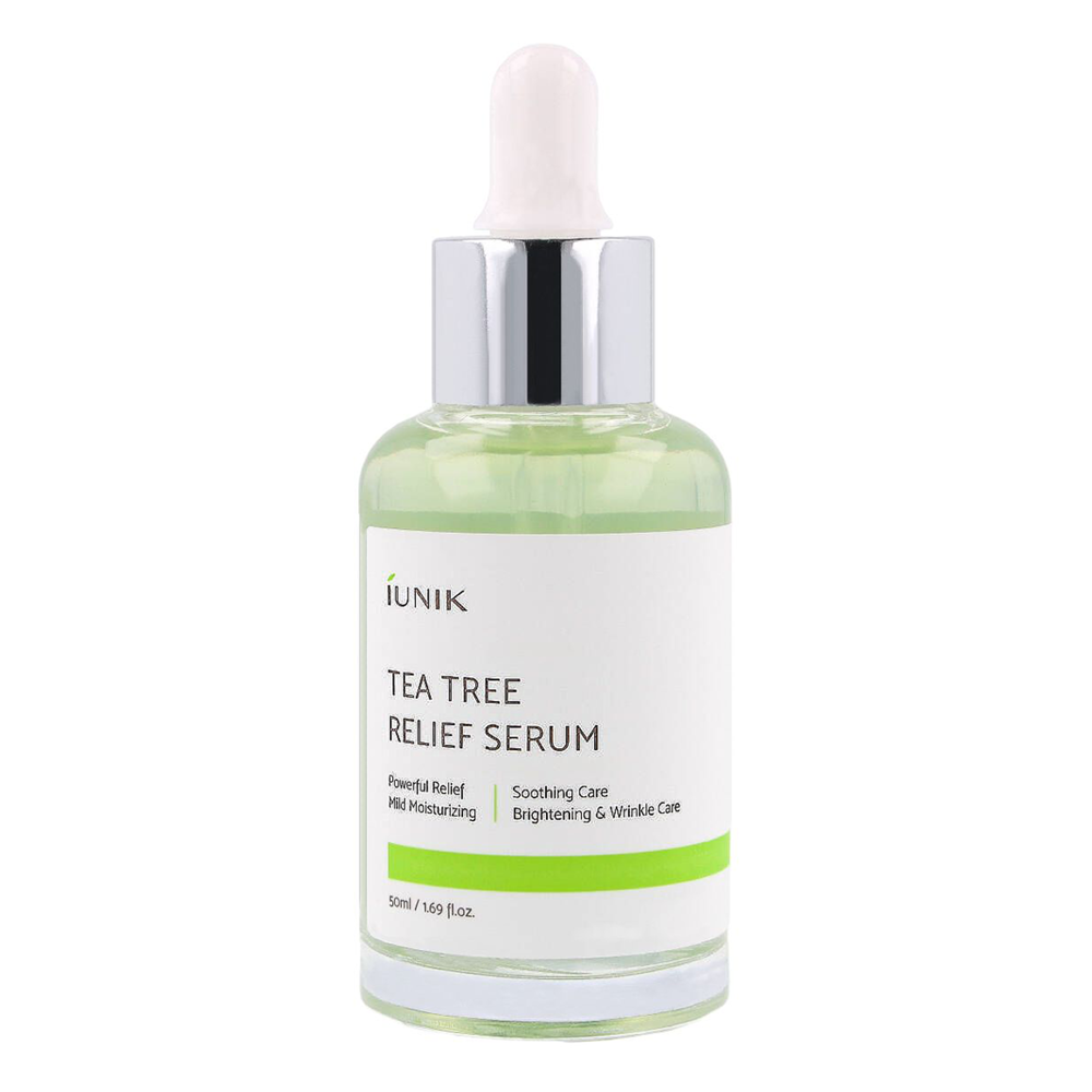  iUNIK - Tea Tree Relief Serum - Ser cu apă de arbore de ceai pentru pielea problematică - 50ml