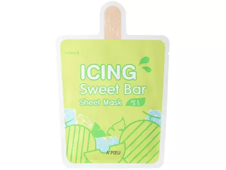 A'Pieu - Icing Sweet Bar Sheet Mask - Mască nutritivă și liniștitoare - Pepene galben - 21g