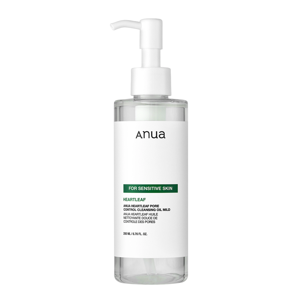 Anua - Heartleaf Pore Control Cleansing Oil Mild - Ulei de curățare ușoară a feței - 200ml