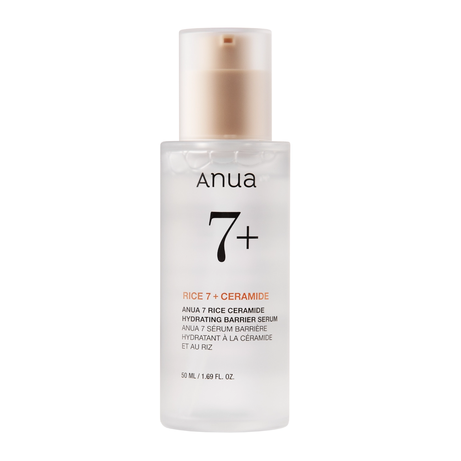 Anua - Rice 7 Ceramide Hydrating Barrier Serum - Ser iluminator din orez - 50ml