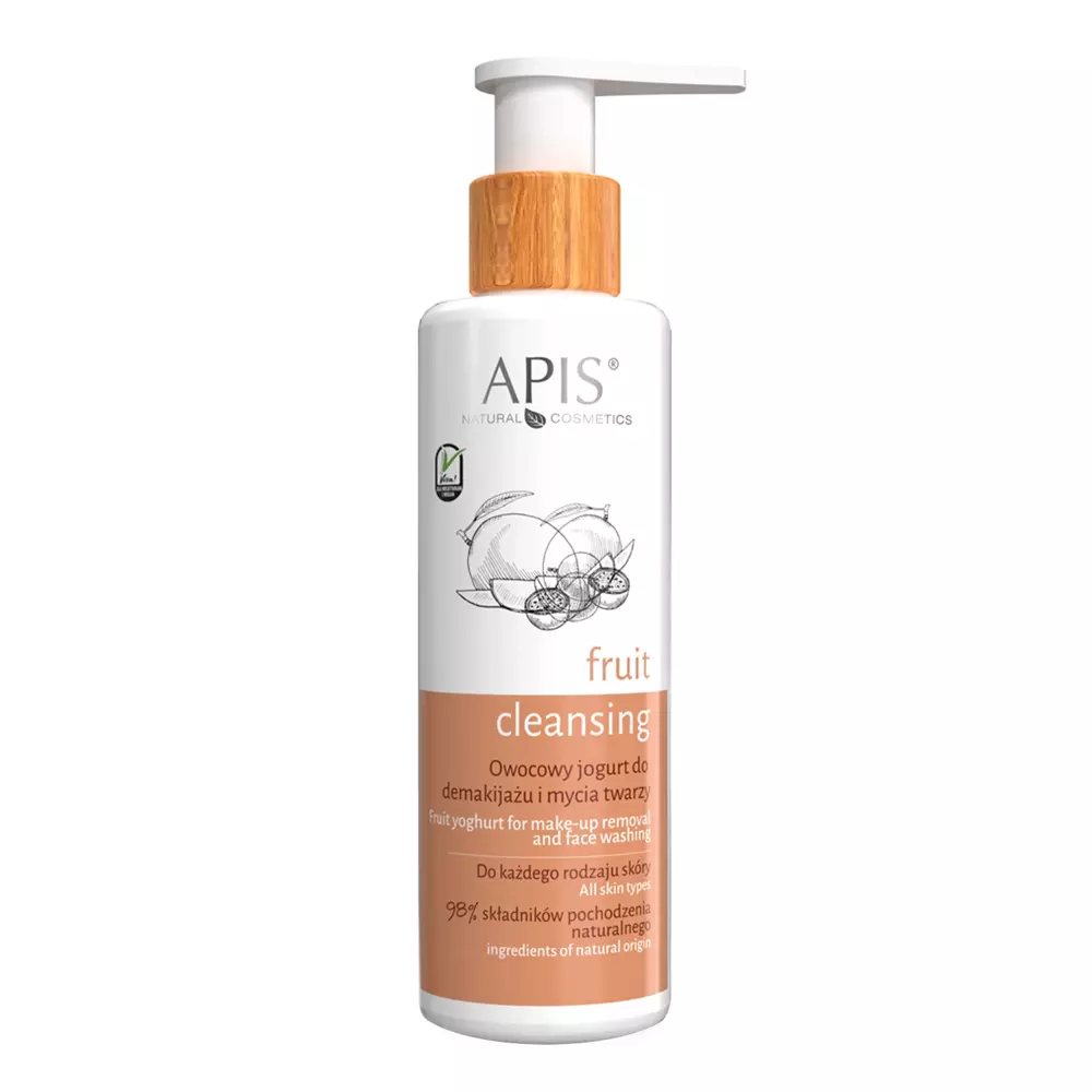 Apis - Fruit Cleansing - Iaurt de fructe pentru machiaj și spălare a feței - 150ml