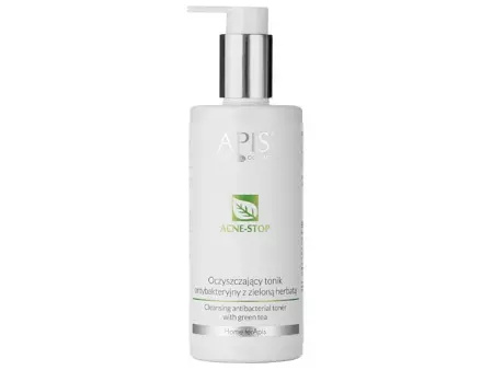 Apis - Home TerApis - Acne-Stop - Cleansing Antibacterial Toner with Green Tea - Tonic antibacterian de curățare cu ceai verde - 300ml