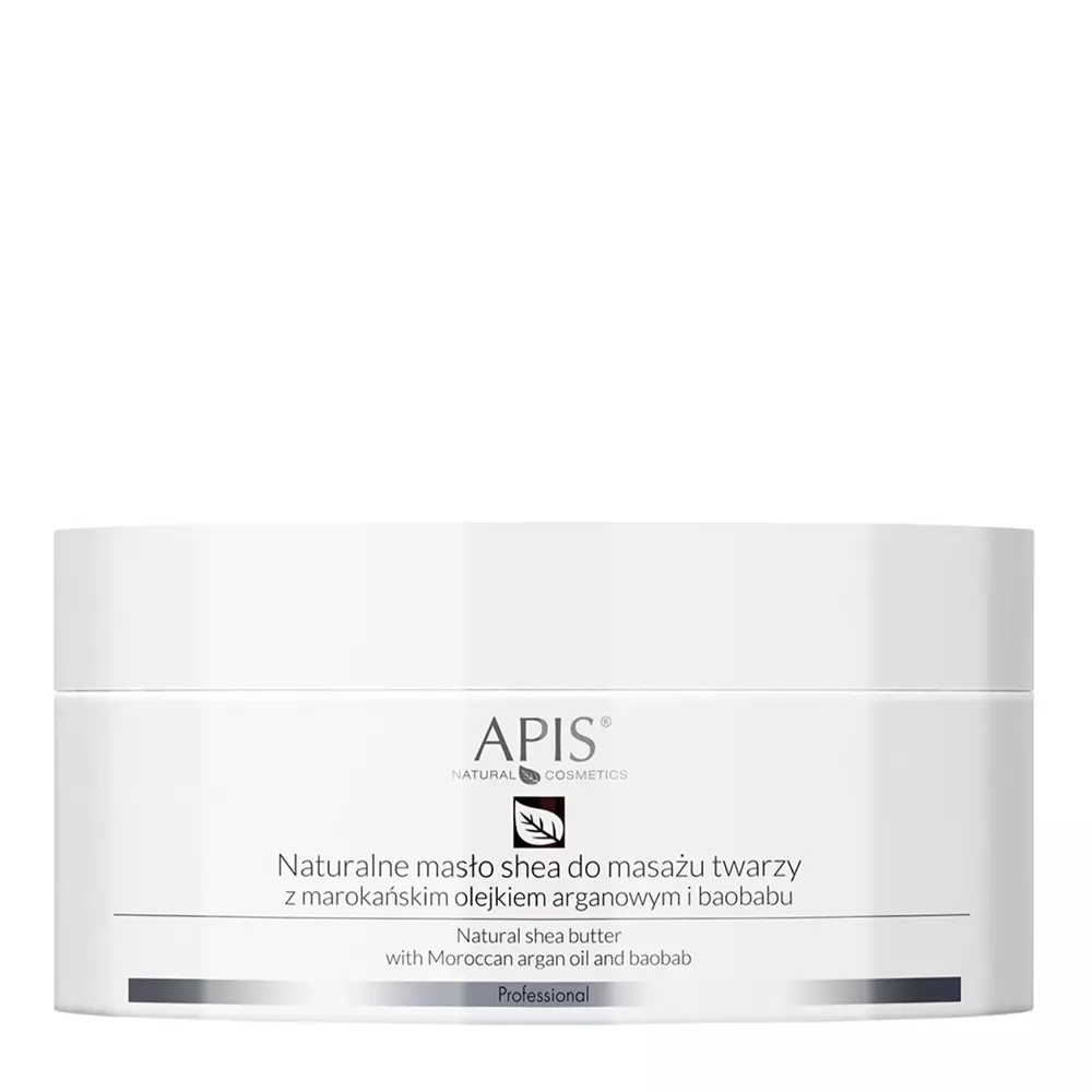 Apis - Regeneration - Unt natural de shea pentru masaj facial cu ulei de argan - 100g