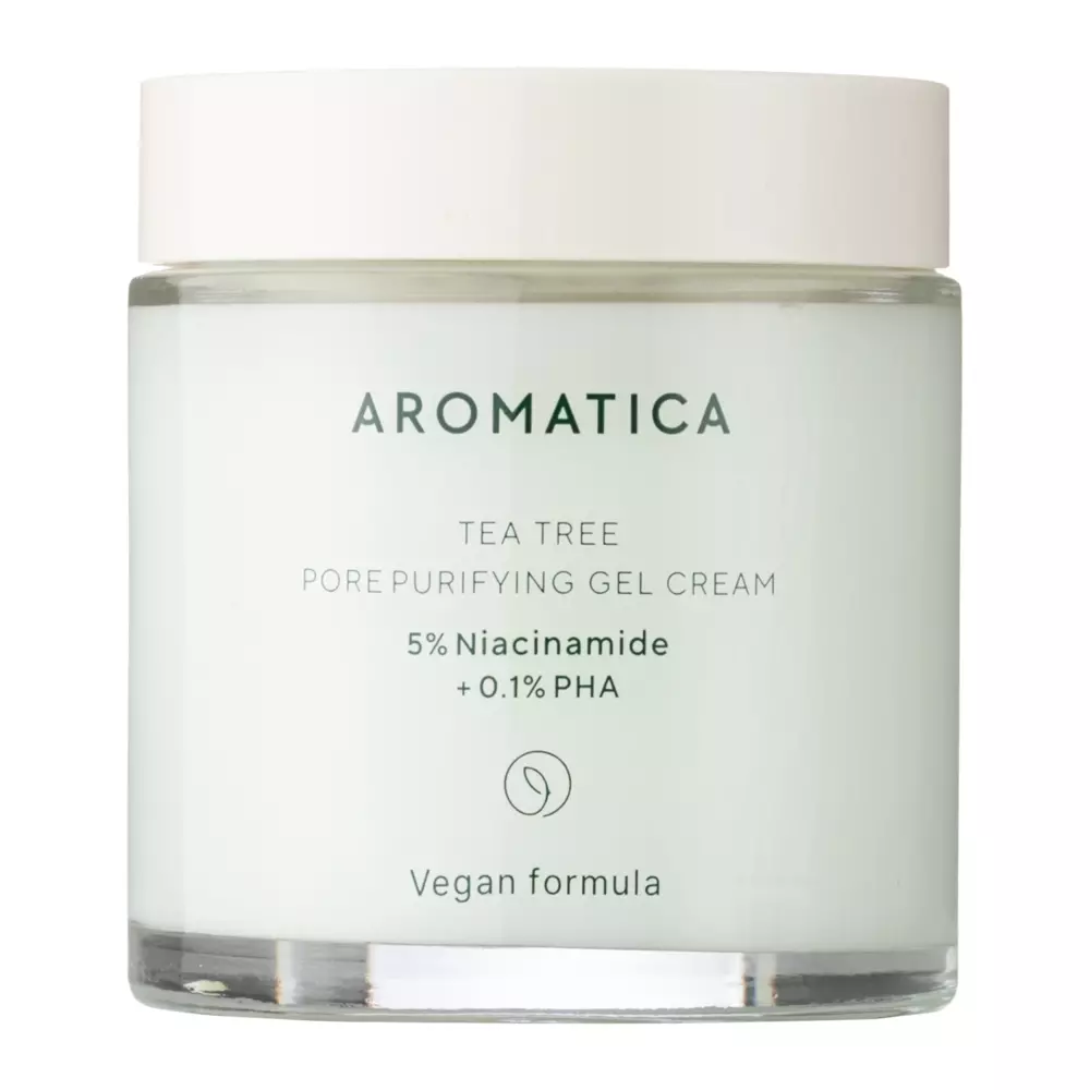 Aromatica - Tea Tree Pore Purifying Gel Cream - Cremă-gel de față cu ulei de arbore de ceai - 100ml