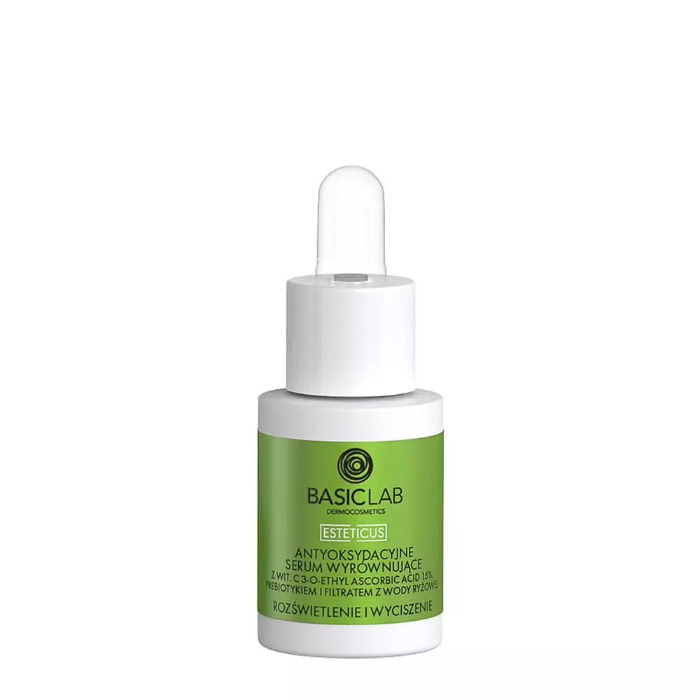 BasicLab - Esteticus - Iluminare și calmare - Ser de echilibru antioxidant cu Vitamina C 15% - 15ml