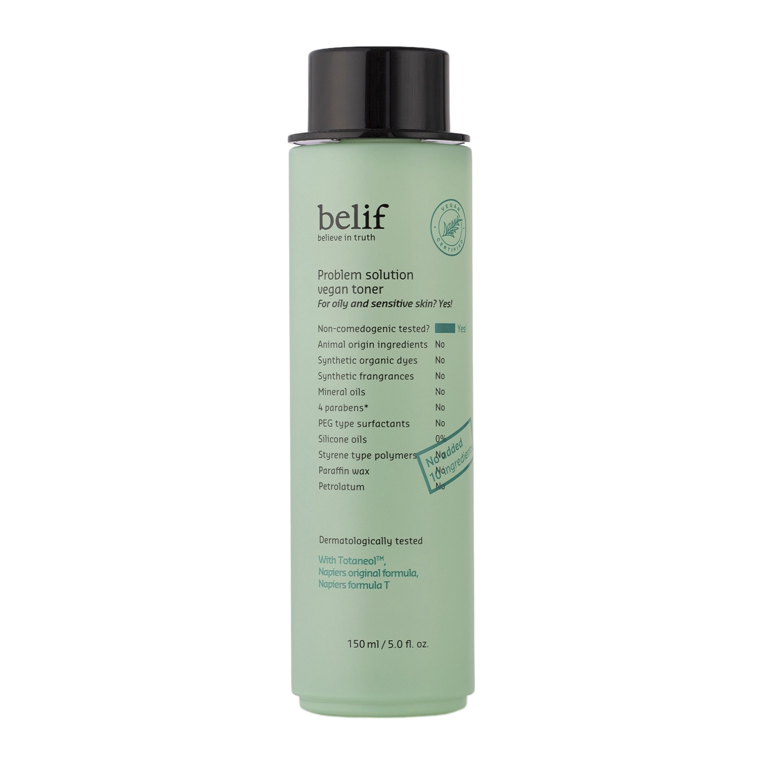 Belif - Problem Solution Vegan Toner - Tonic facial calmant cu extract de arbore de ceai - 150ml