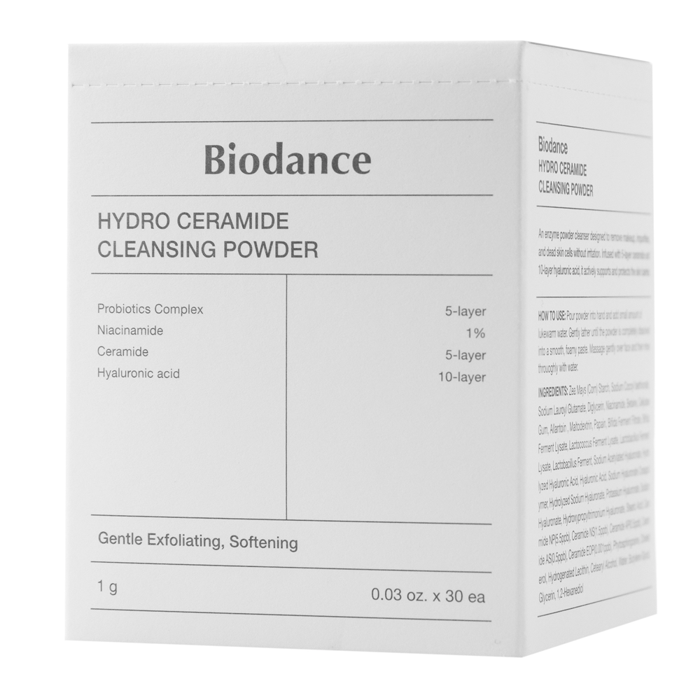 Biodance - Hydro Ceramide Cleansing Powder - Pulbere enzimatică hidratantă - 30pcsx1g