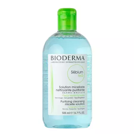 Bioderma - Sebium H2O - Loțiune micelară antibacteriană pentru acnee - 500ml