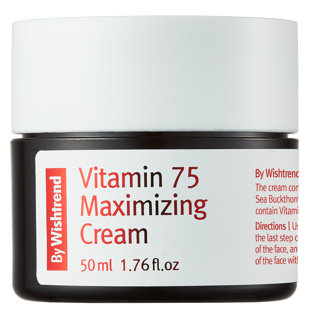 By Wishtrend - Vitamin 75 Maximizing Cream - Cremă facială cu extract de cătină de mare pentru întinerire - 50ml