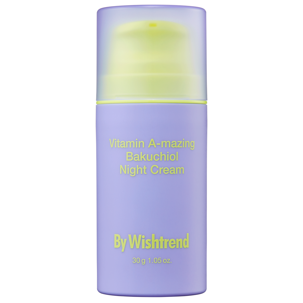 By Wishtrend - Vitamin A-mazing Bakuchiol Night Cream - Cremă de noapte cu vitamina A și Bakuchiol - 30ml