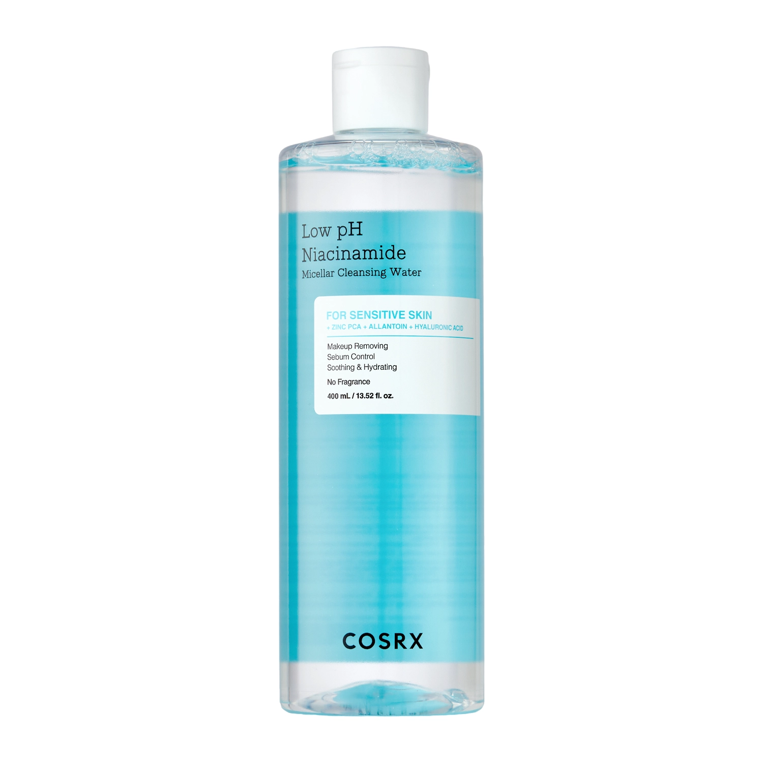 COSRX - Low pH Niacinamide Cleansing Water - Apă micelară cu pH scăzut - 400ml