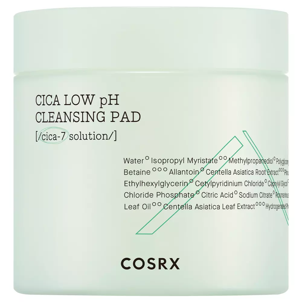 COSRX - Pure Fit Cica Low pH Cleansing Pad - Plasturi de curățare - 100buc