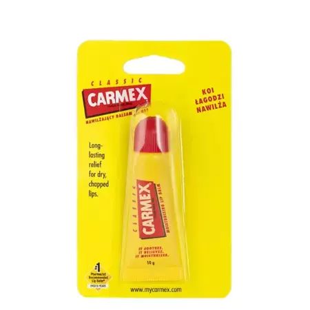 Carmex - Moisturizing Lip Balm - Balsam de buze hidratant într-un tub - Classic - 10g
