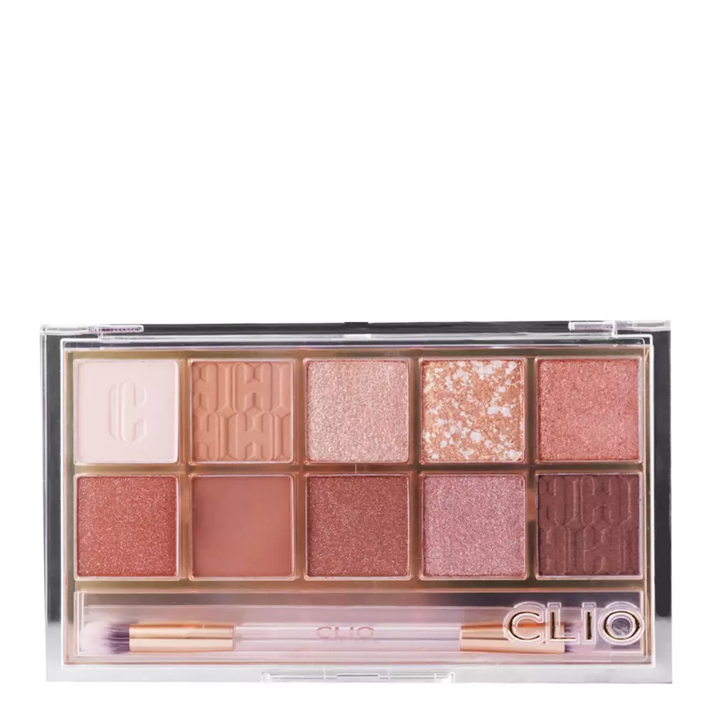 Clio - Pro Eye Palette - Paletă de machiaj pentru ochi - 02 Brown Choux - 6g