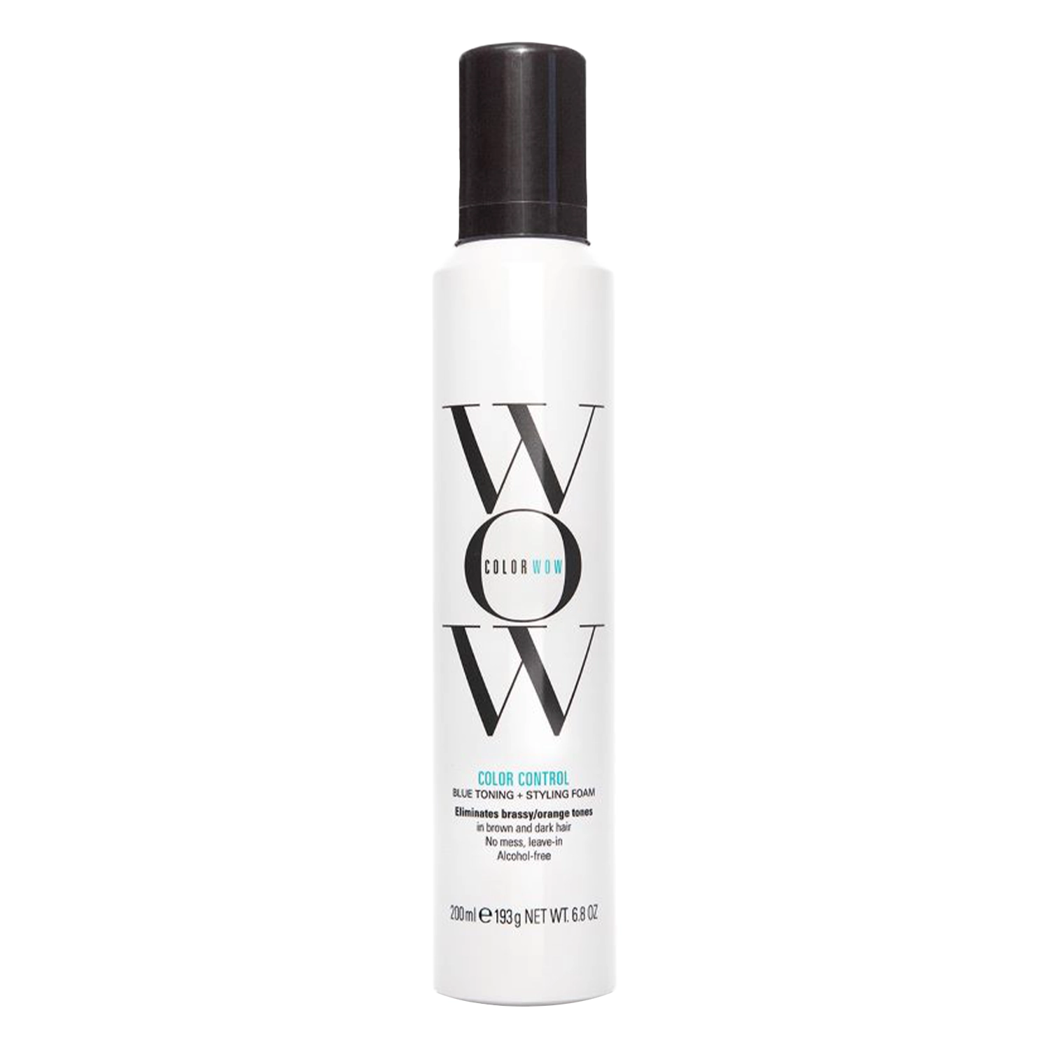 Color Wow - Color Control Blue Toning and Styling Foam - Neutralizează nuanțele de roșu - Păr închis - 200ml