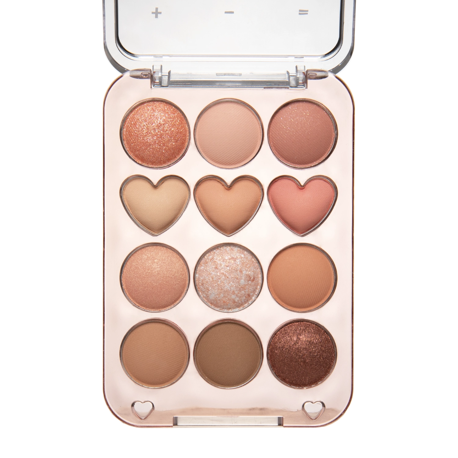 Colorgram - Pin Point Eyeshadow Palette - 01 Peach + Coral - 9.9g