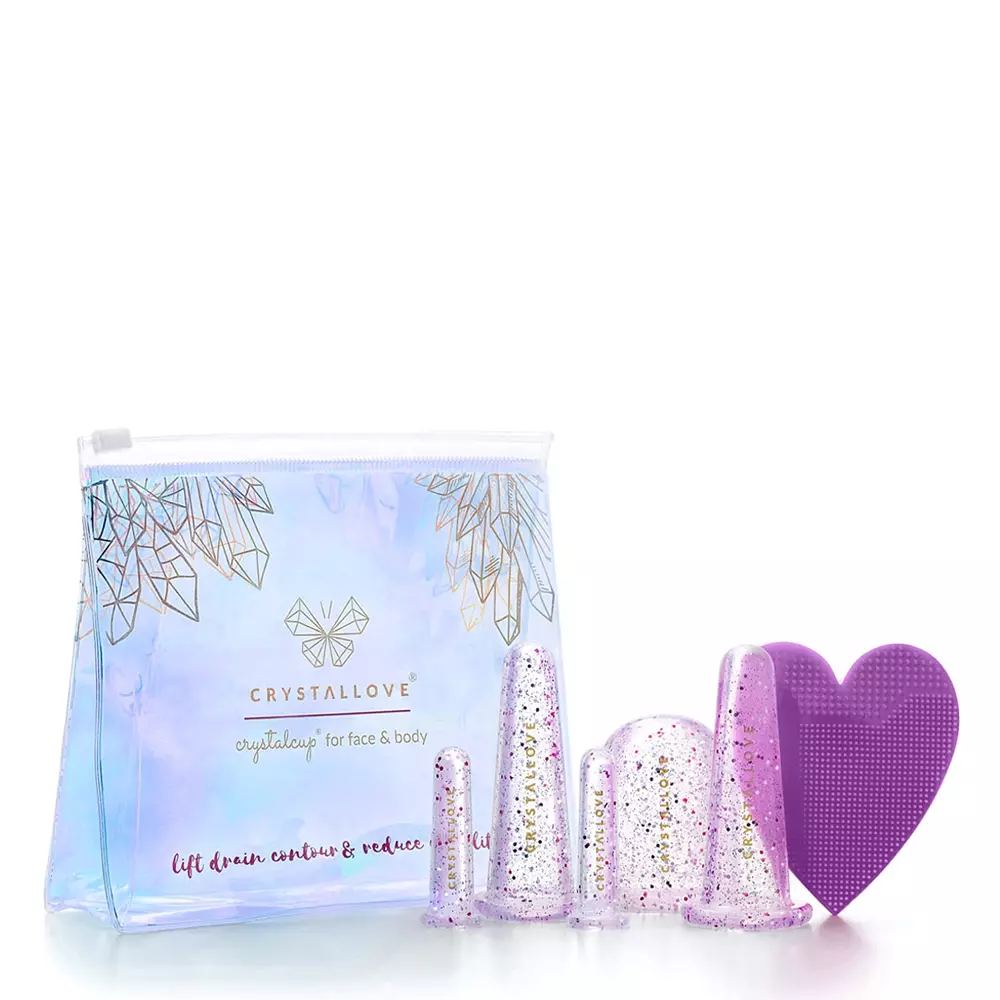 Crystallove - Bule de silicon pentru masaj facial și corporal - Crystal