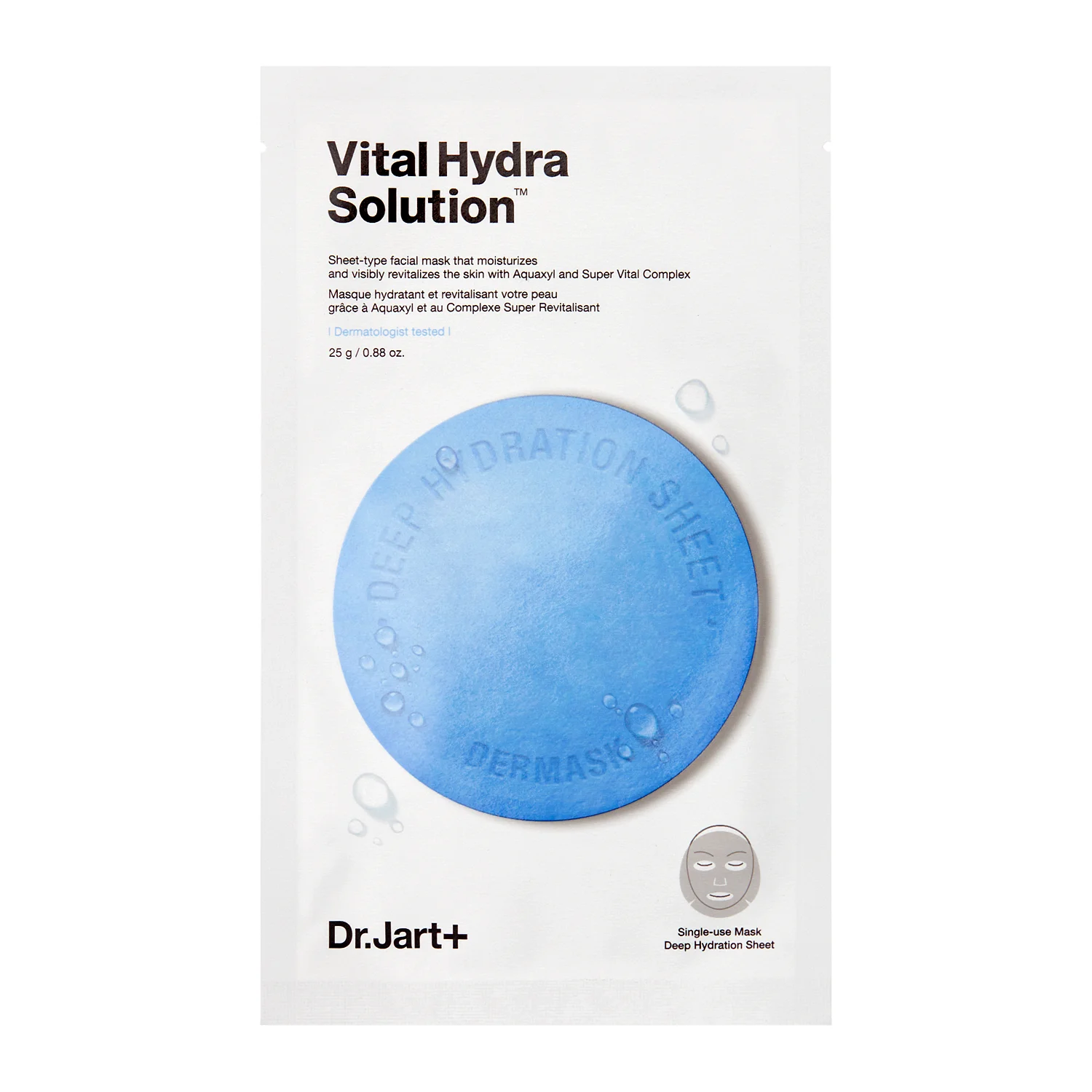Dr.Jart+ - Dermask Water Jet Vital Hydra Solution - Mască hidratantă - 25g