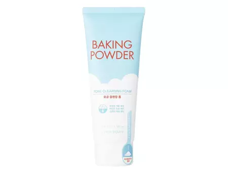 Etude House - Baking Powder Pore Cleansing Foam - Spumă facială spumantă de curățare profundă, cu triplă acțiune cu sodă - 160ml