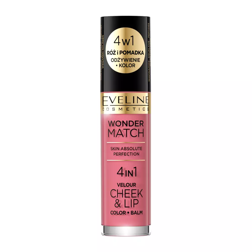 Eveline Cosmetics - Wonder Match Velour Cheek&Lip - Fard de obraz și ruj lichid - 4 - 4,5ml