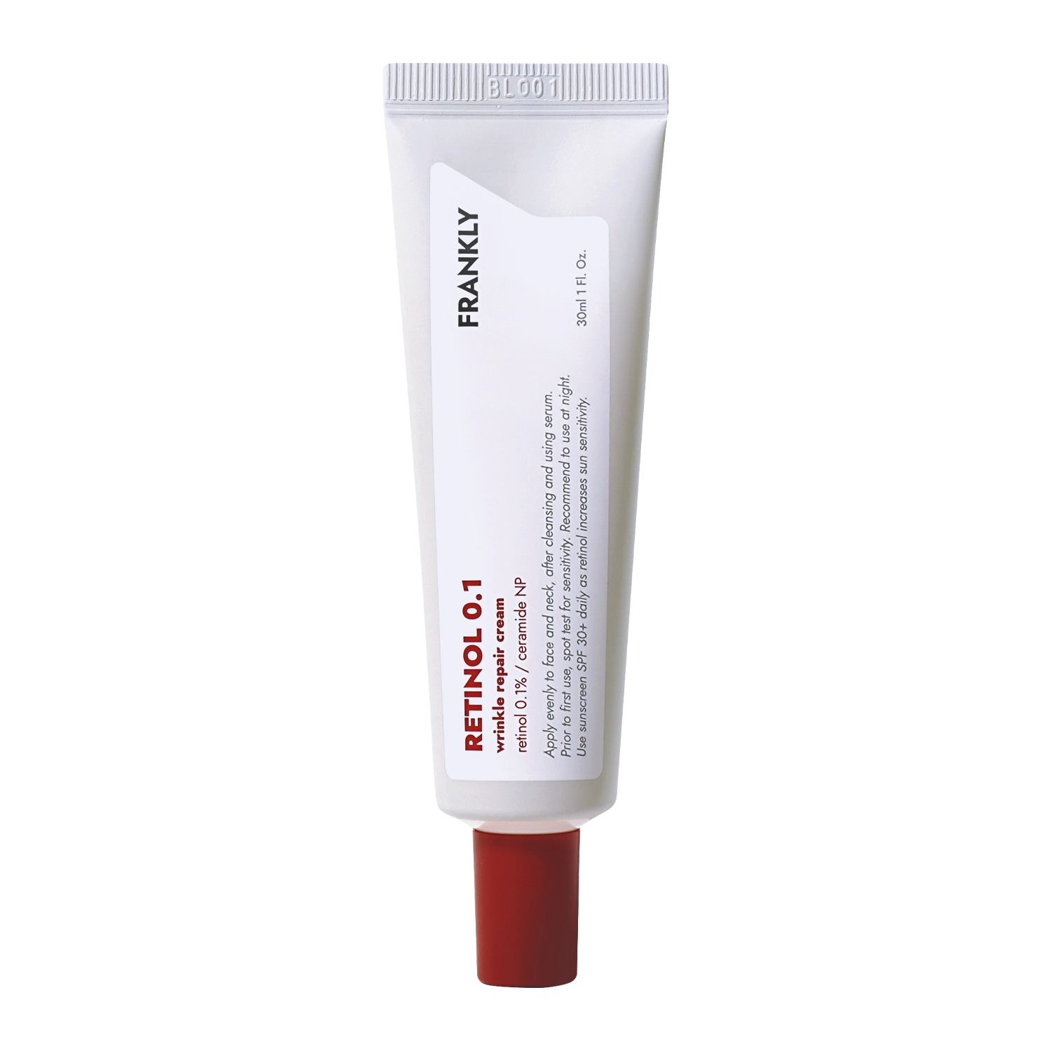 Frankly - Retinol 0.1% Cream - Cremă antirid cu Retinol 0.1% - 30ml