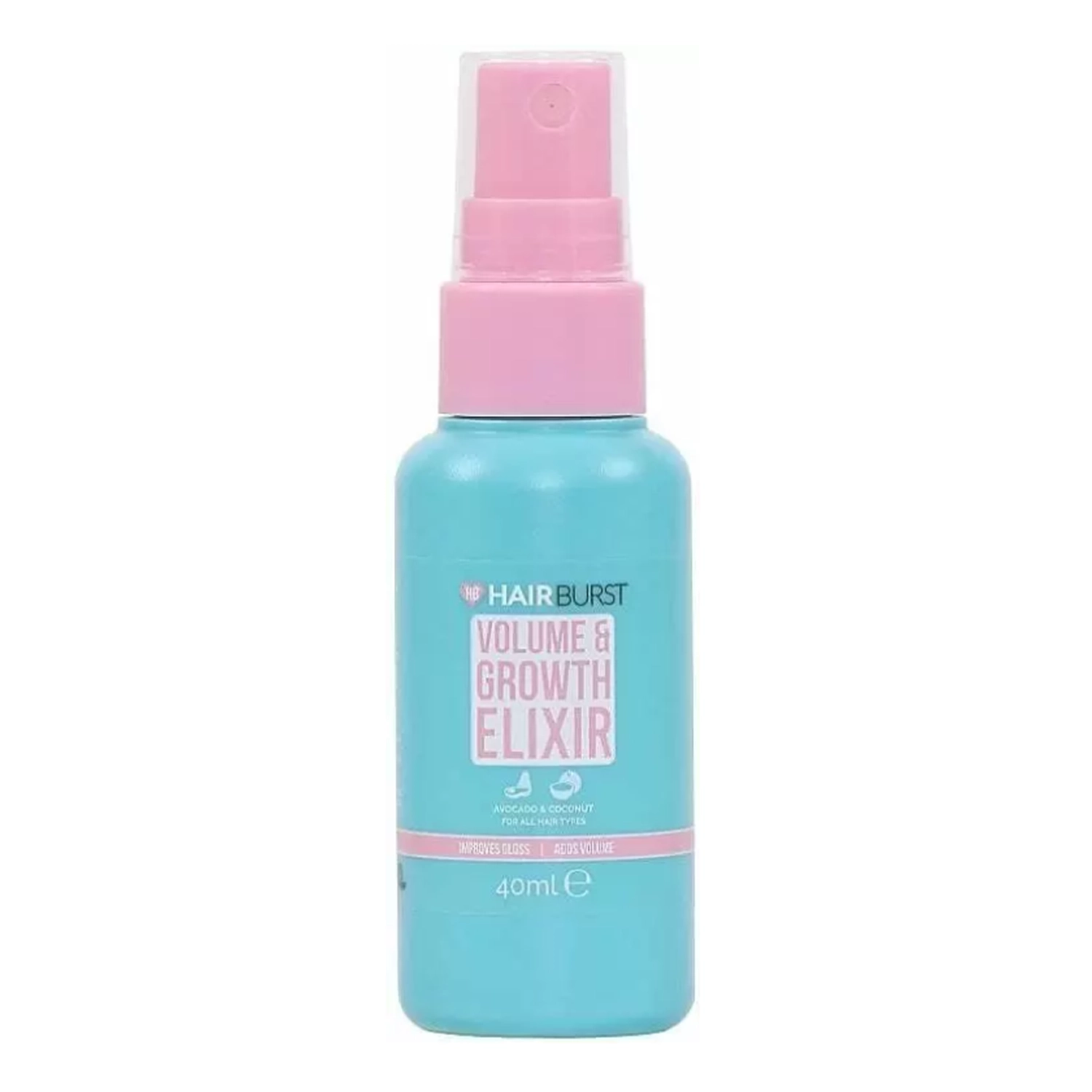 Hairburst - Elixir Volume & Growth Spray - Spray de creștere a volumului și de stimulare a creșterii părului - Mini - 40ml