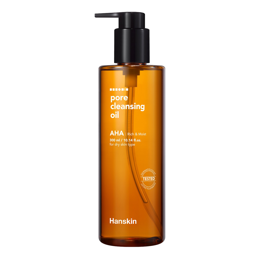 Hanskin - Pore Cleansing Oil AHA - Ulei de curățare pentru față cu acizi AHA - 300 ml