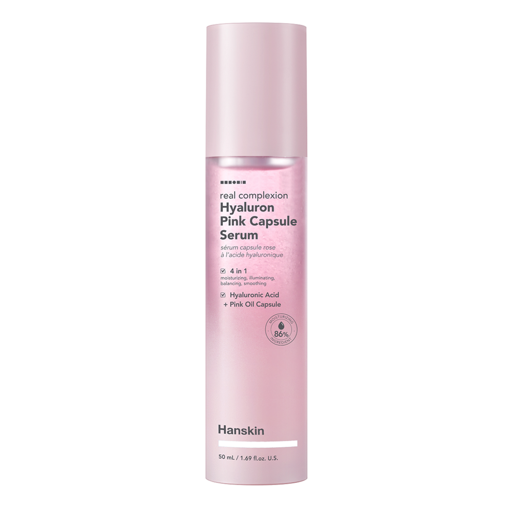 Hanskin - Real Complexion Hyaluron Pink Capsule Serum - Ser hidratant pentru față - 50ml