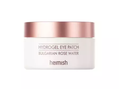 Heimish - Bulgarian Rose Hydrogel Eye Patch - Plasturi de ochi din hidrogel cu apă de trandafiri - 60 bucăți