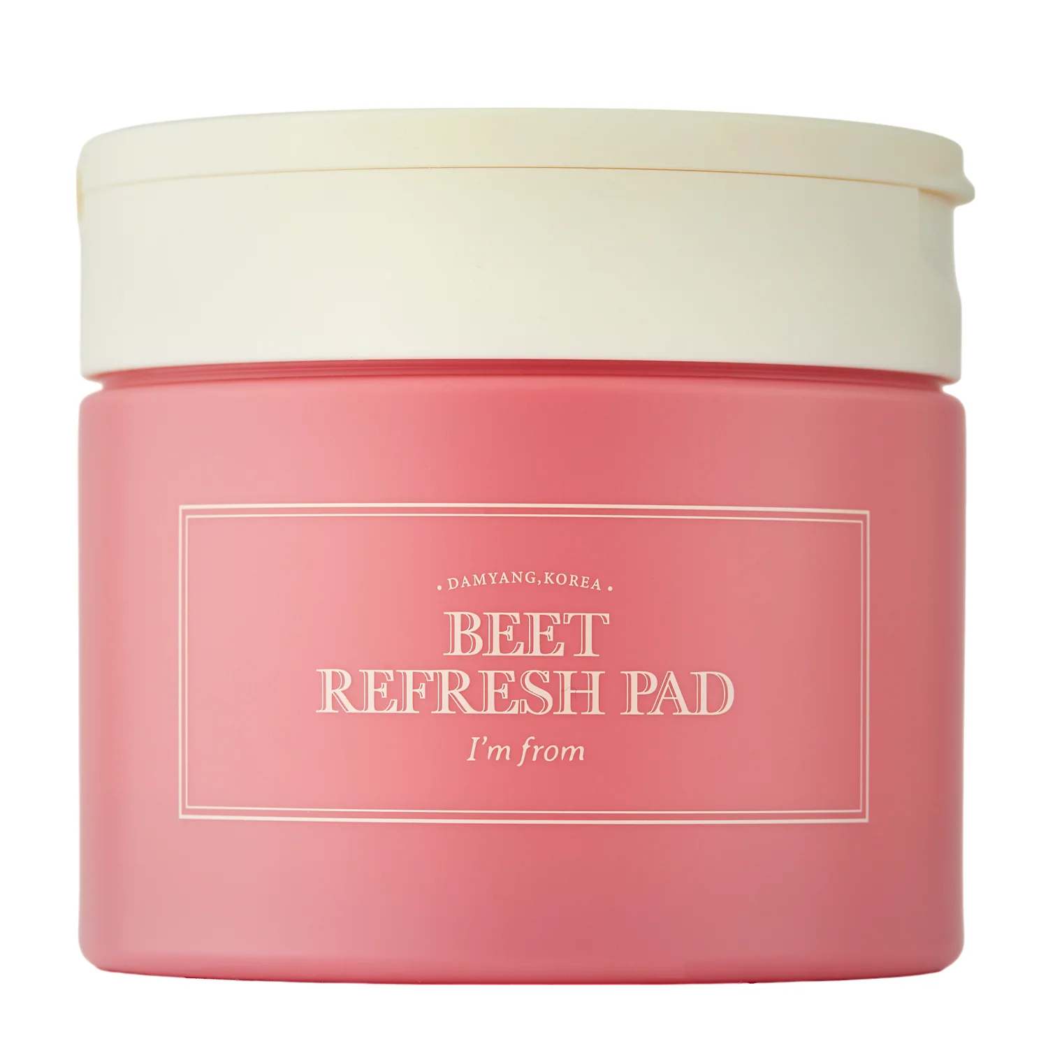 I'm From - Beet Refresh Pad - Plasturi faciale hidratante cu extract de sfeclă roșie - 260 ml