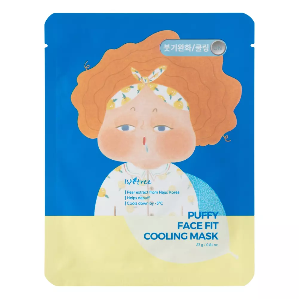 Isntree - Puffy Face Fit Cooling Mask - Mască revigorantă de față - 23g