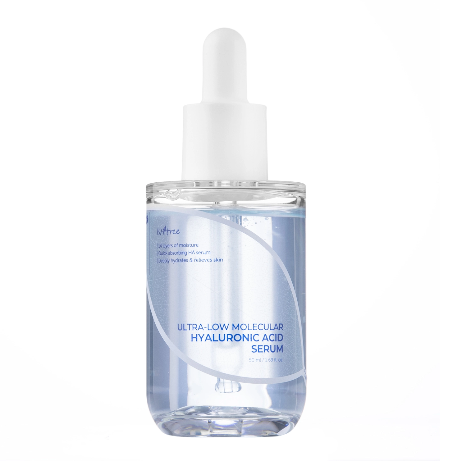 Isntree - Ultra - Low Molecular Hyaluronic Acid Serum - Ser hidratant pentru față cu acid hialuronic - 50ml