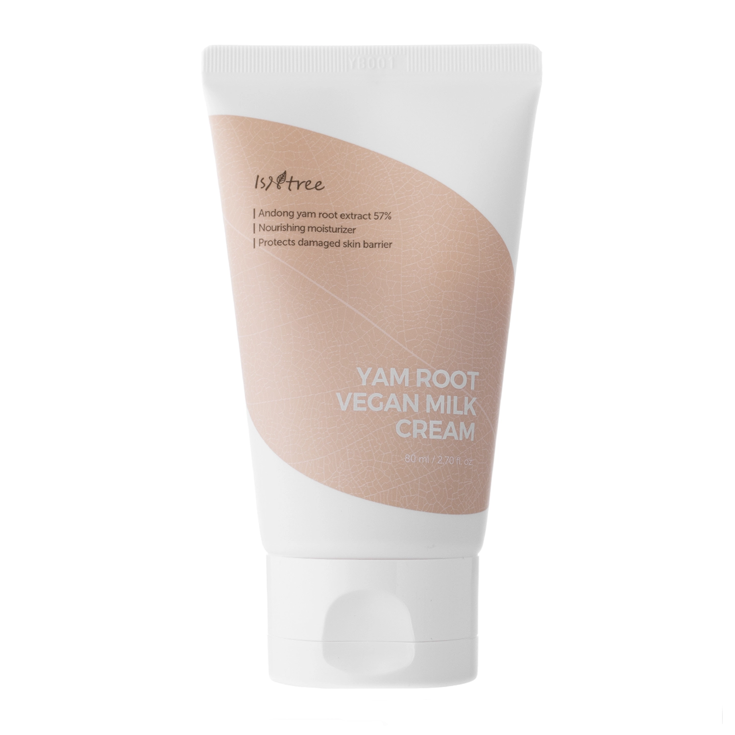 Isntree - Yam Root Vegan Milk Cream - Cremă de față cu hidratare profundă - 80ml