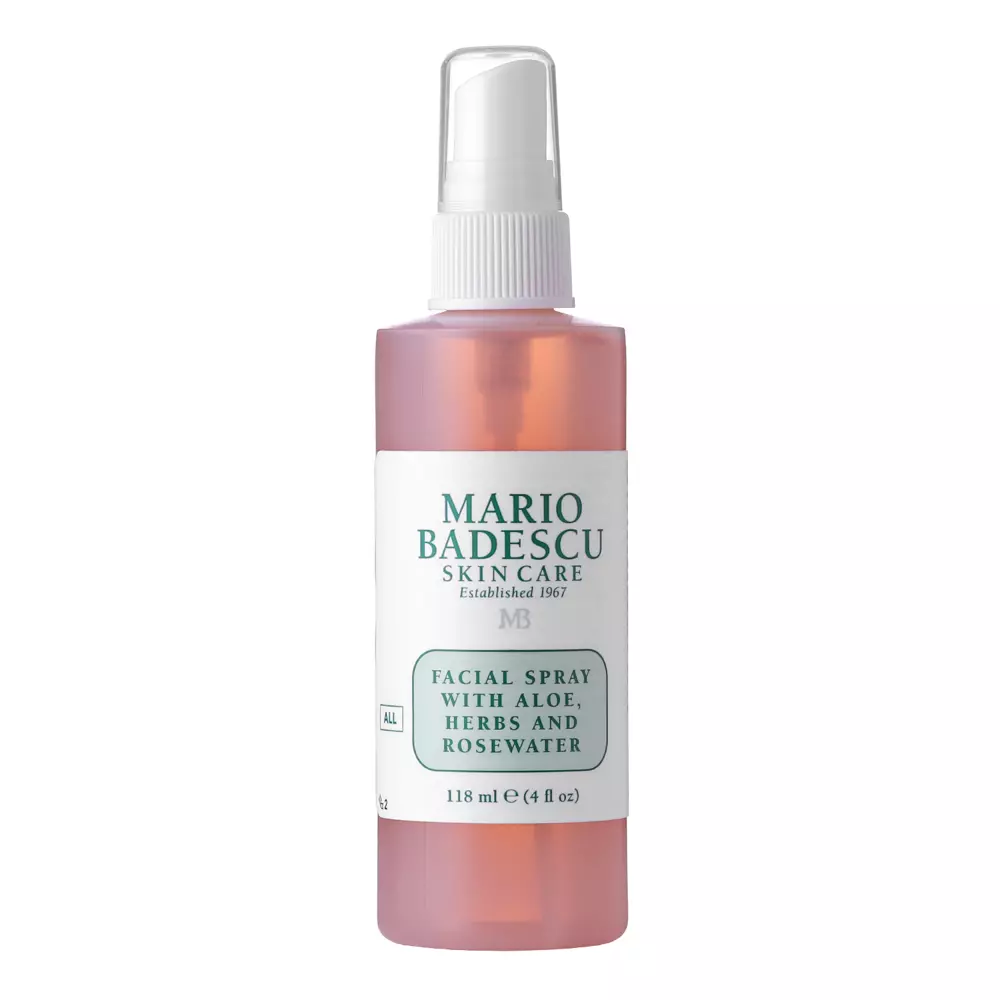 Mario Badescu - Facial Spray With Aloe, Herbs & Rosewater - Spray facial cu aloe, apă de trandafiri și ierburi - 118ml