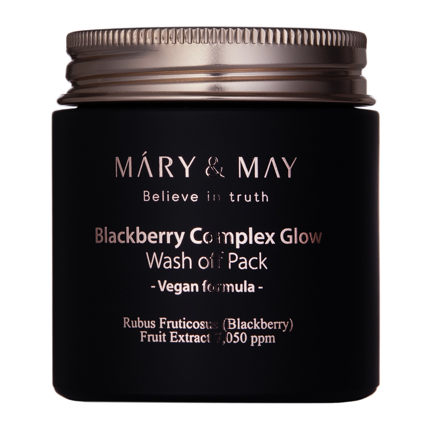 Mary&May - Vegan Blackberry Complex Glow Wash off Pack - Mască de argilă iluminatoare - 125g