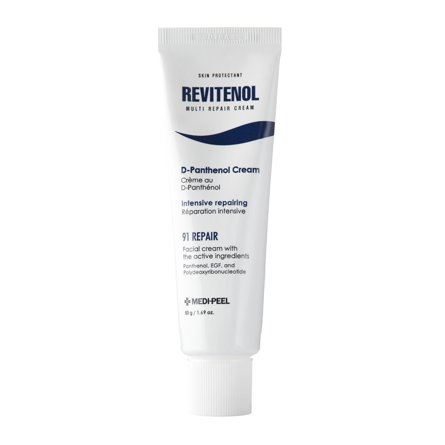 Medi-Peel - Revitenol Cream - Cremă de față reparatoare cu pantenol - 50g