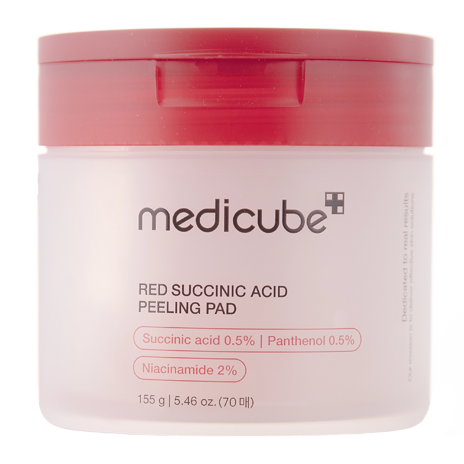 Medicube - Red Succinic Acid Peeling Pad - Tampoane exfoliante pentru față - 70pcs/155g