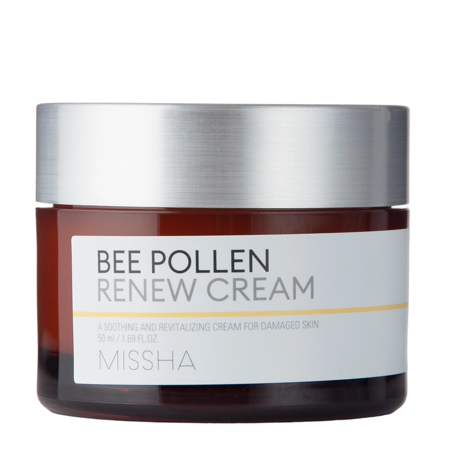 Missha - Bee Pollen Renew Cream - Cremă cu efect de întărire cu extract de polen de albine - 50ml