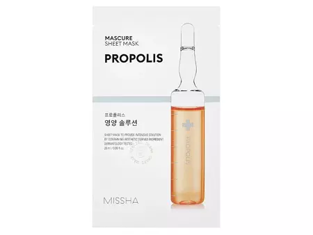 Missha - Mascure Propolis Nutrition Sheet Mask - Mască de folie cu propolis - 28ml