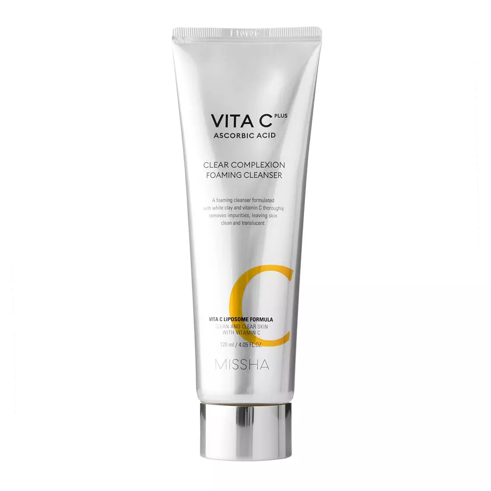 Missha - Vita C Plus Clear Complexion Foaming Cleanser - Spuma de curățare a feței cu vitamina C - 120ml