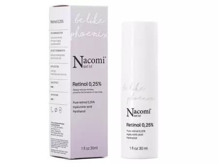 Nacomi - Next Level - Retinol 0,25% - Ser cu Retinol 0,25% - 30ml