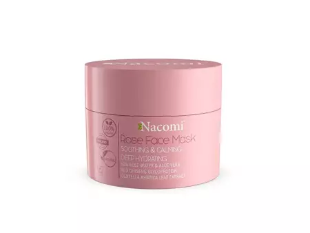Nacomi - Rose Face Mask - Liniștitoare - Mască de trandafir calmantă - 50ml