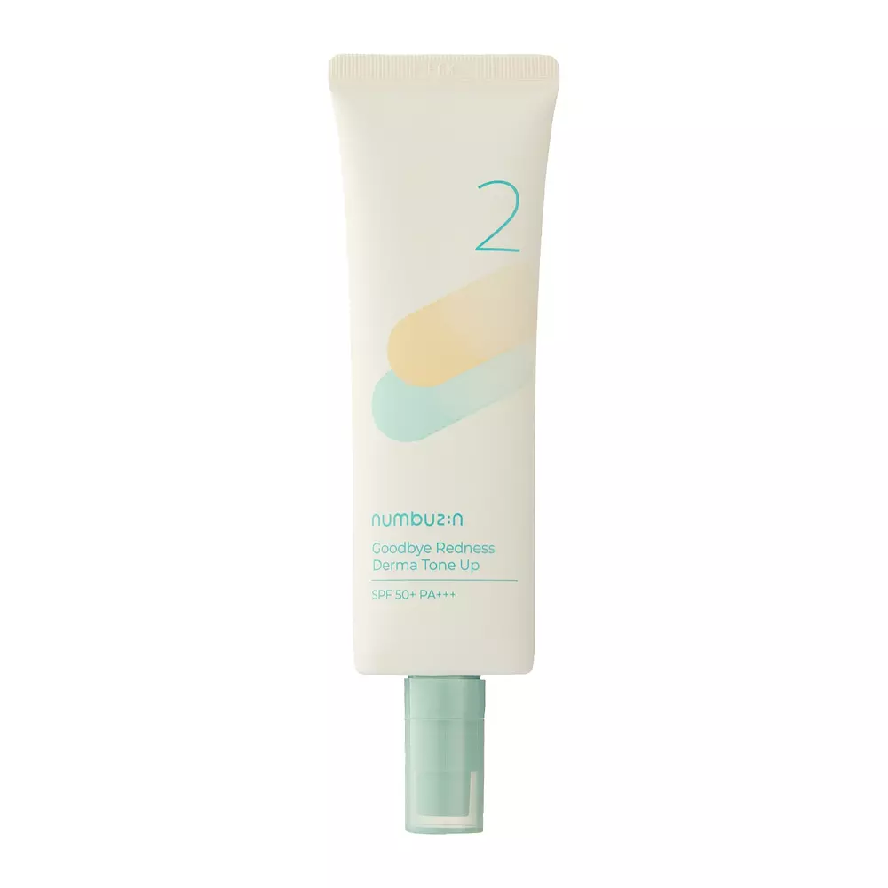 Numbuzin - No.2 - Goodbye Redness Derma Tone Up-SPF 50+ PA+++ - Fond de ten 4 în 1 - 50ml