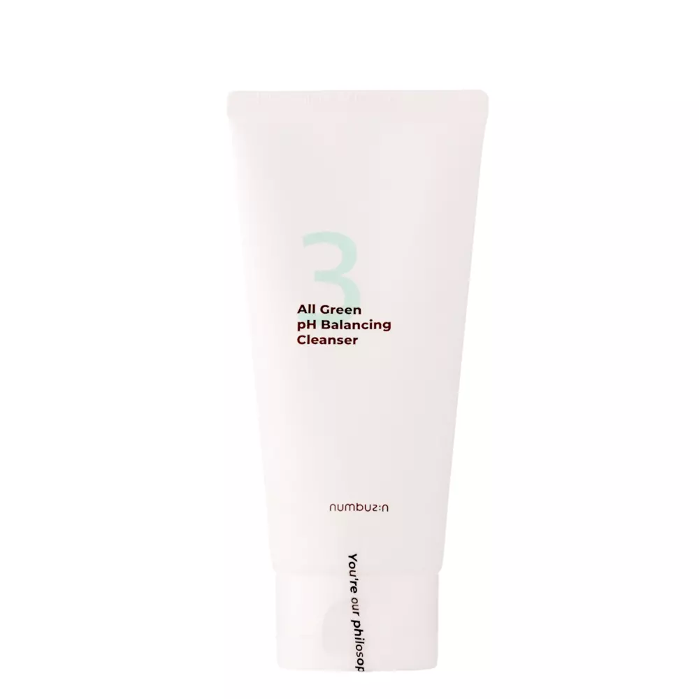 Numbuzin - No.3 - All Green pH Balancing Cleanser - Gel de curățare facială - 120ml