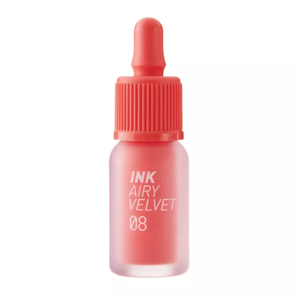 Peripera - Ink Airy Velvet - Tentă de buze - 08 Pretty Orange Pink - 4g