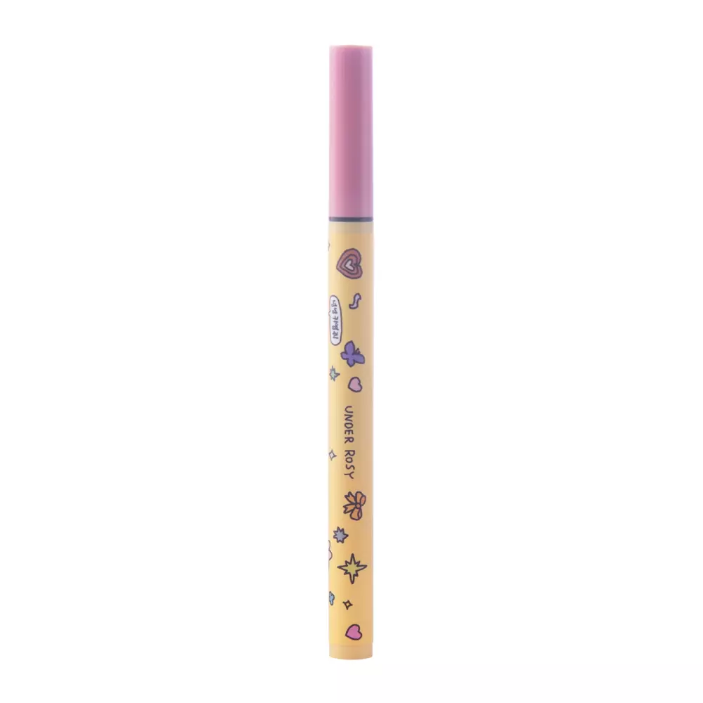 Peripera - Ink Thin Thin Brush Liner - Eyeliner cu pensulă subțire - 03 Under Rosy - 0,5g