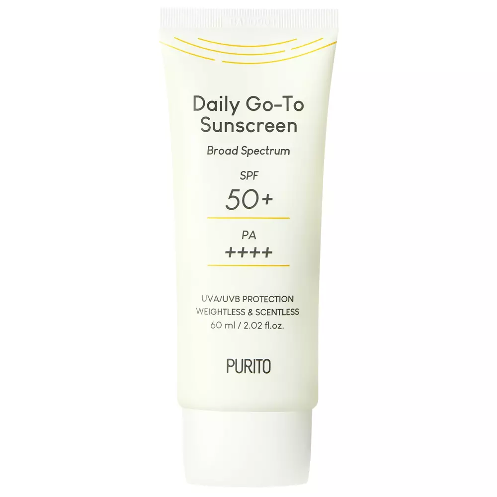 Purito - Daily Go-To Sunscreen SPF50+/PA++++ - Cremă ușoară cu filtru - 60ml