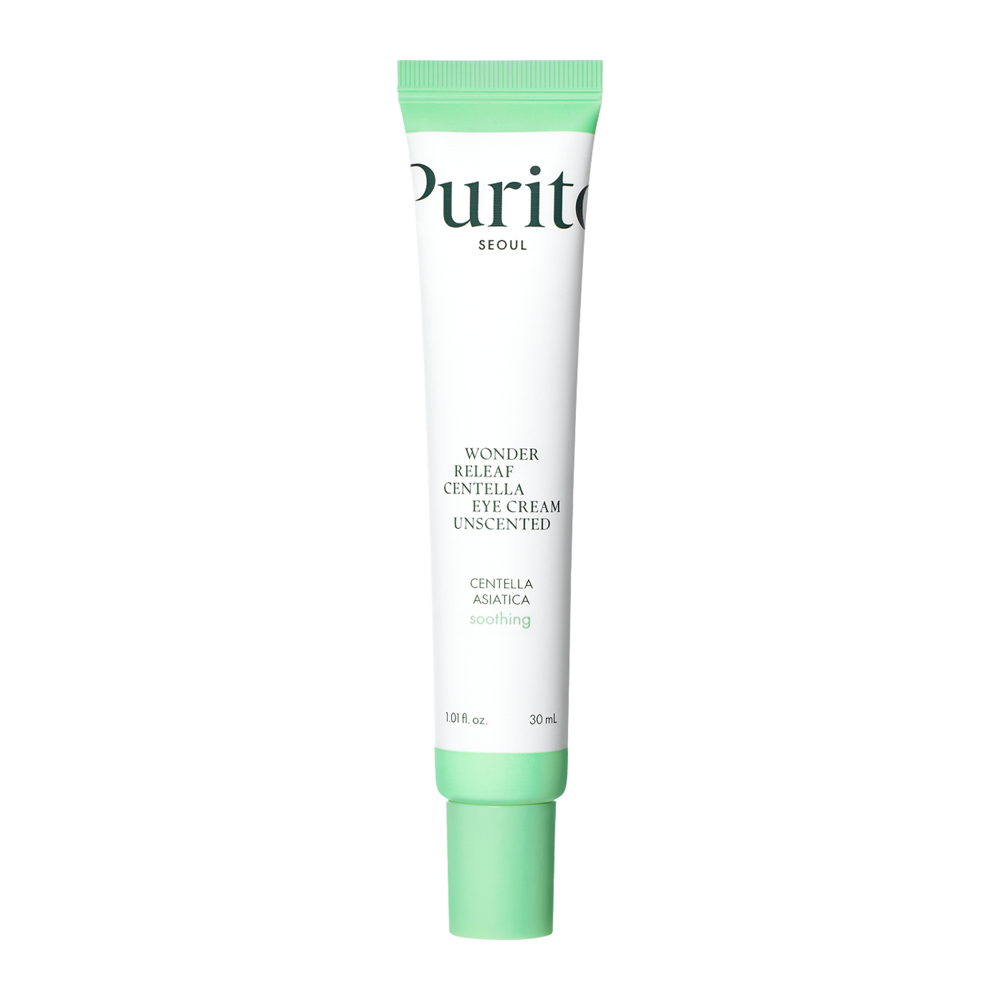 Purito Seul - Wonder Releaf Centella Eye Cream Unscented - Cremă inodoră pentru îngrijirea zonei ochilor - 30 ml