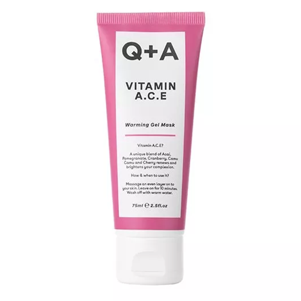 Q+A - Vitamin A.C.E - Warming Gel Mask - Mască antioxidantă cu vitamina A.C.E - 75ml