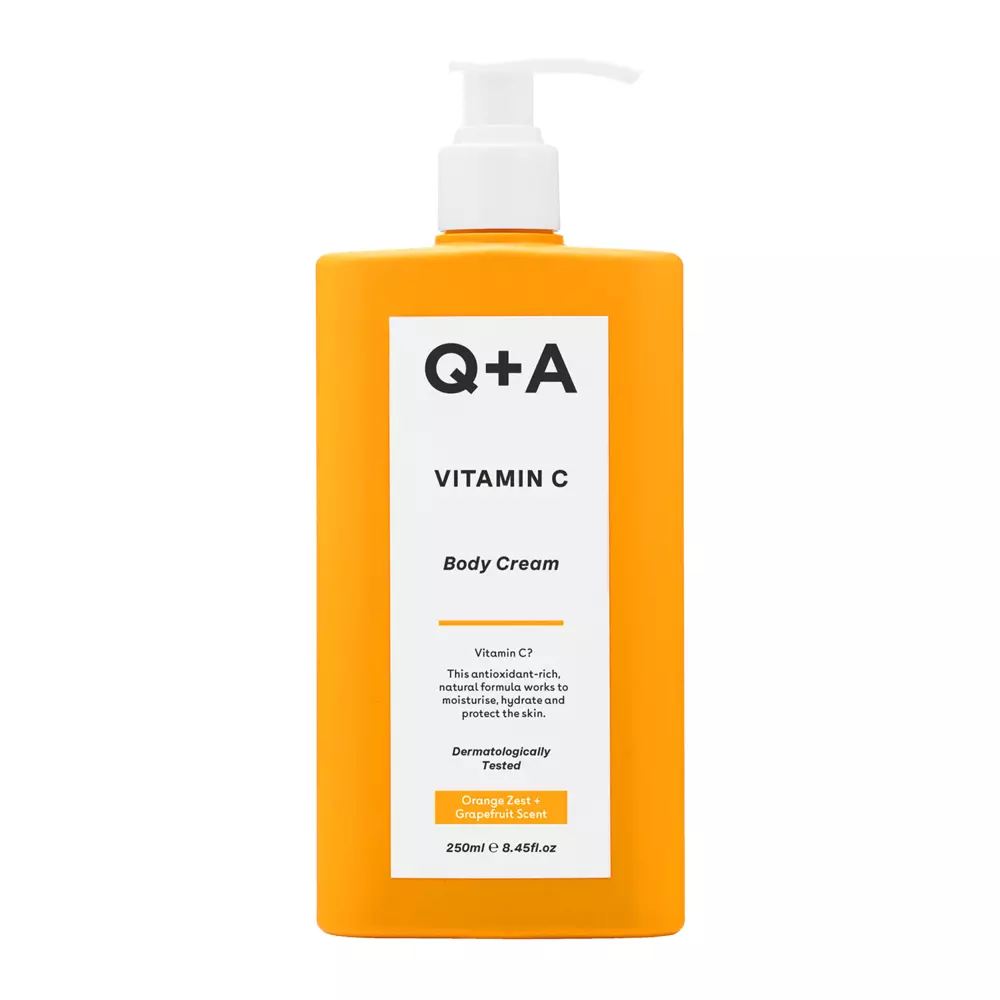 Q+A - Vitamin C Body Cream - Loțiune de corp antioxidantă cu vitamina C - 250ml